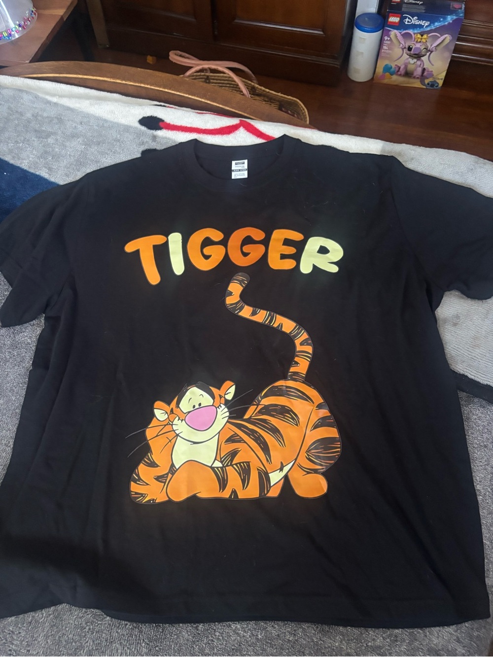 Kids' Tigger Short Sleeve Tee - Black & Orange